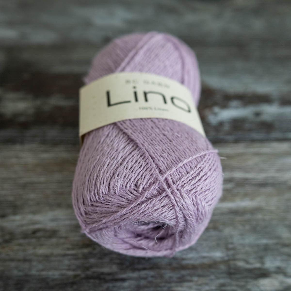 BC Garn BC Garn Lino - Violet (45) - 4ply Knitting Yarn