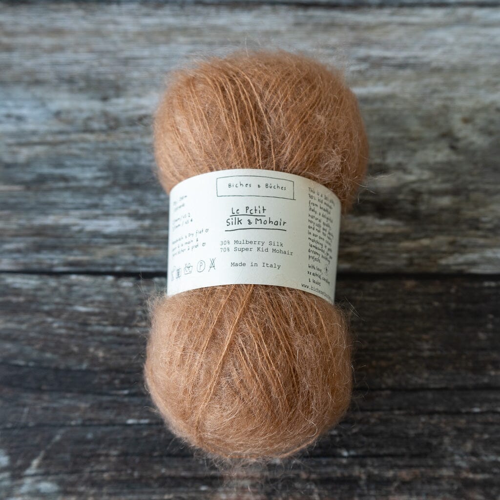 Biches & Bûches Biches & Bûches Le Petit Silk & Mohair - Medium Peach - Lace Knitting Yarn