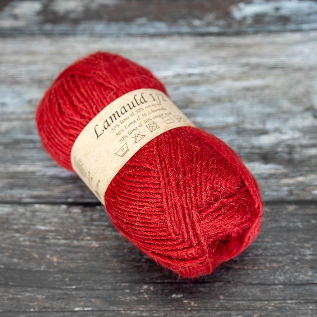 CaMaRose Camarose Lamauld - 6061 Rød - Aran Knitting Yarn