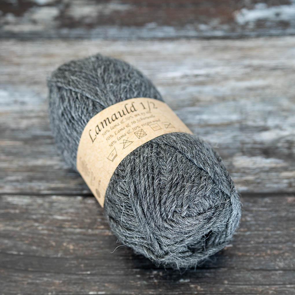 CaMaRose Camarose Lamauld - 6080 Mellemgrå - Aran Knitting Yarn