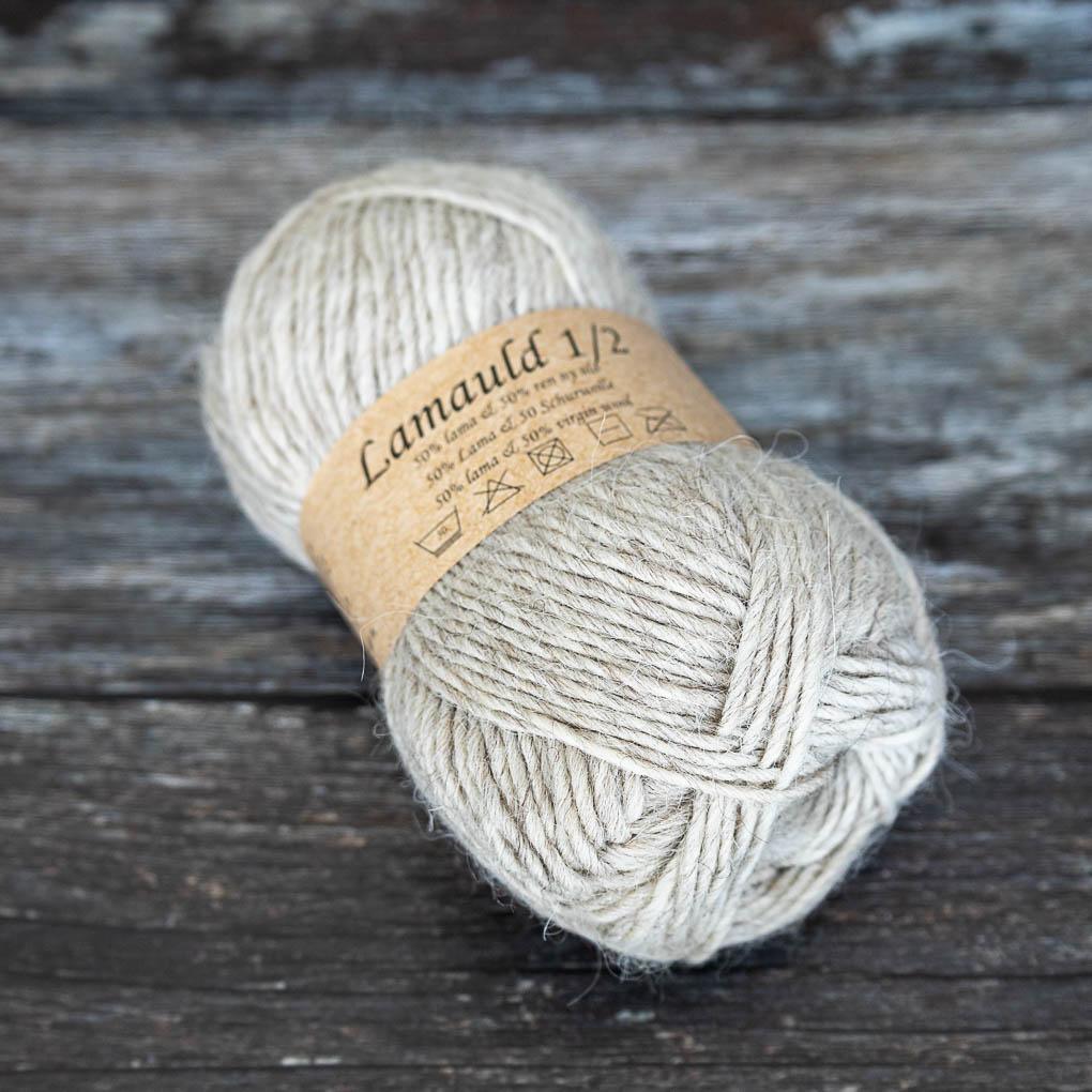 CaMaRose Camarose Lamauld - 6100 Elfenben - Aran Knitting Yarn