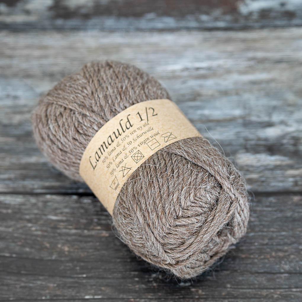 CaMaRose Camarose Lamauld - 6920 Lys Brunmeleret - Aran Knitting Yarn