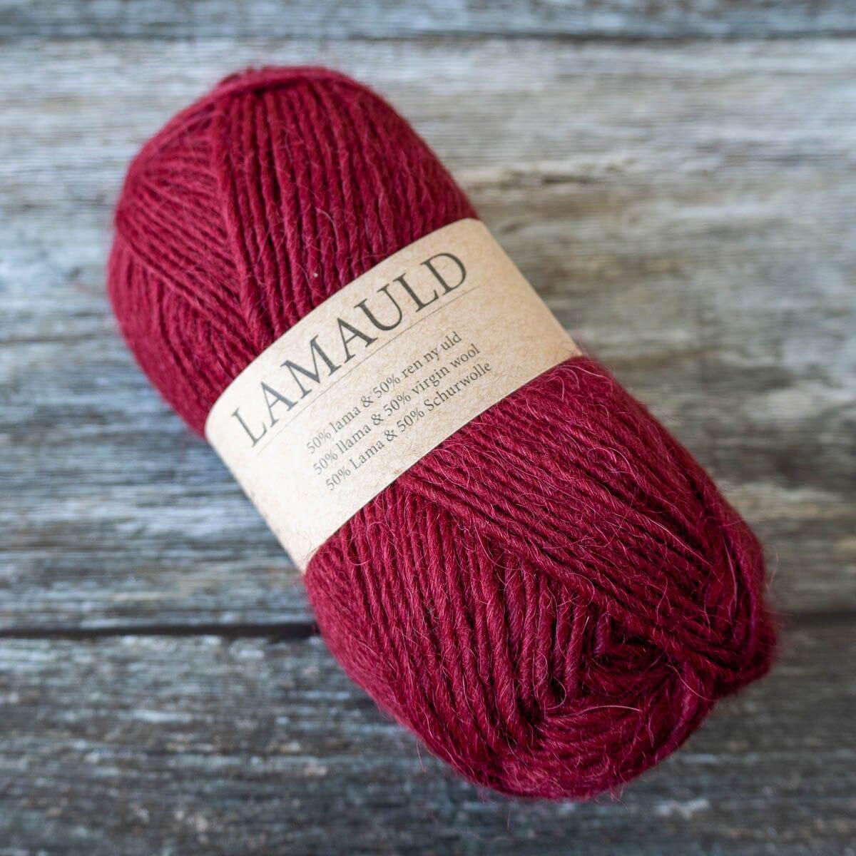 CaMaRose Camarose Lamauld - 6970 Bordeaux Rod - Aran Knitting Yarn