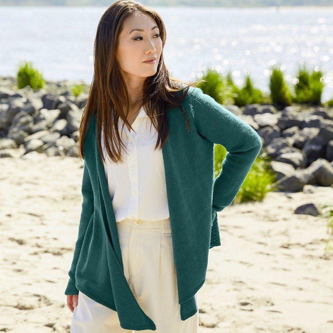 Rosy Green Wool Kanshoku 感触 [Knitting Pattern] -  - Downloadable Knitting Pattern