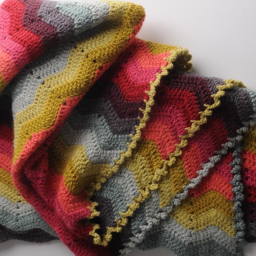 Mrs Moon Simple Chevron Blanket [Crochet Pattern] -  - Crochet Pattern