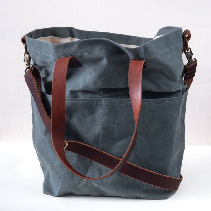 Twig & Horn Waxed Canvas Crossbody Tote