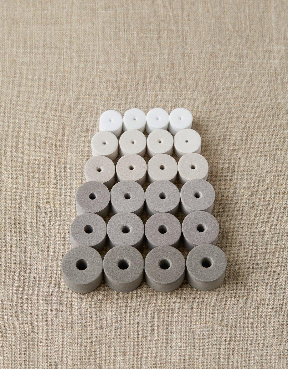 Cocoknits Cocoknits Mixed Stitch Stoppers - Greys - Tools
