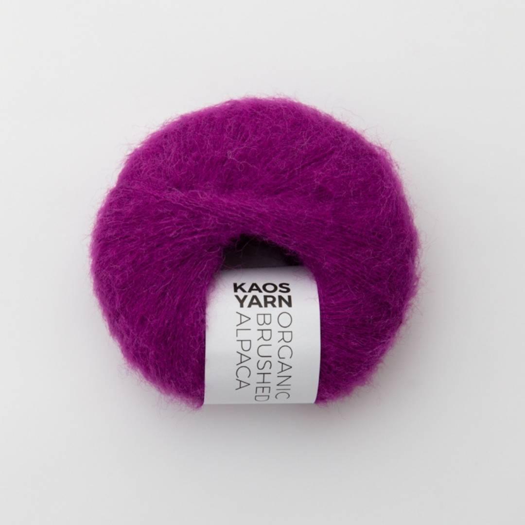 Kaos Yarn Kaos Organic Brushed Alpaca - 2055 Magnificent - Yarn