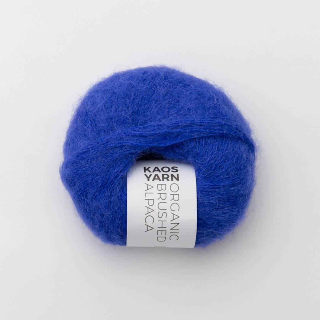 Kaos Yarn Kaos Organic Brushed Alpaca - 2062 Electric - Yarn