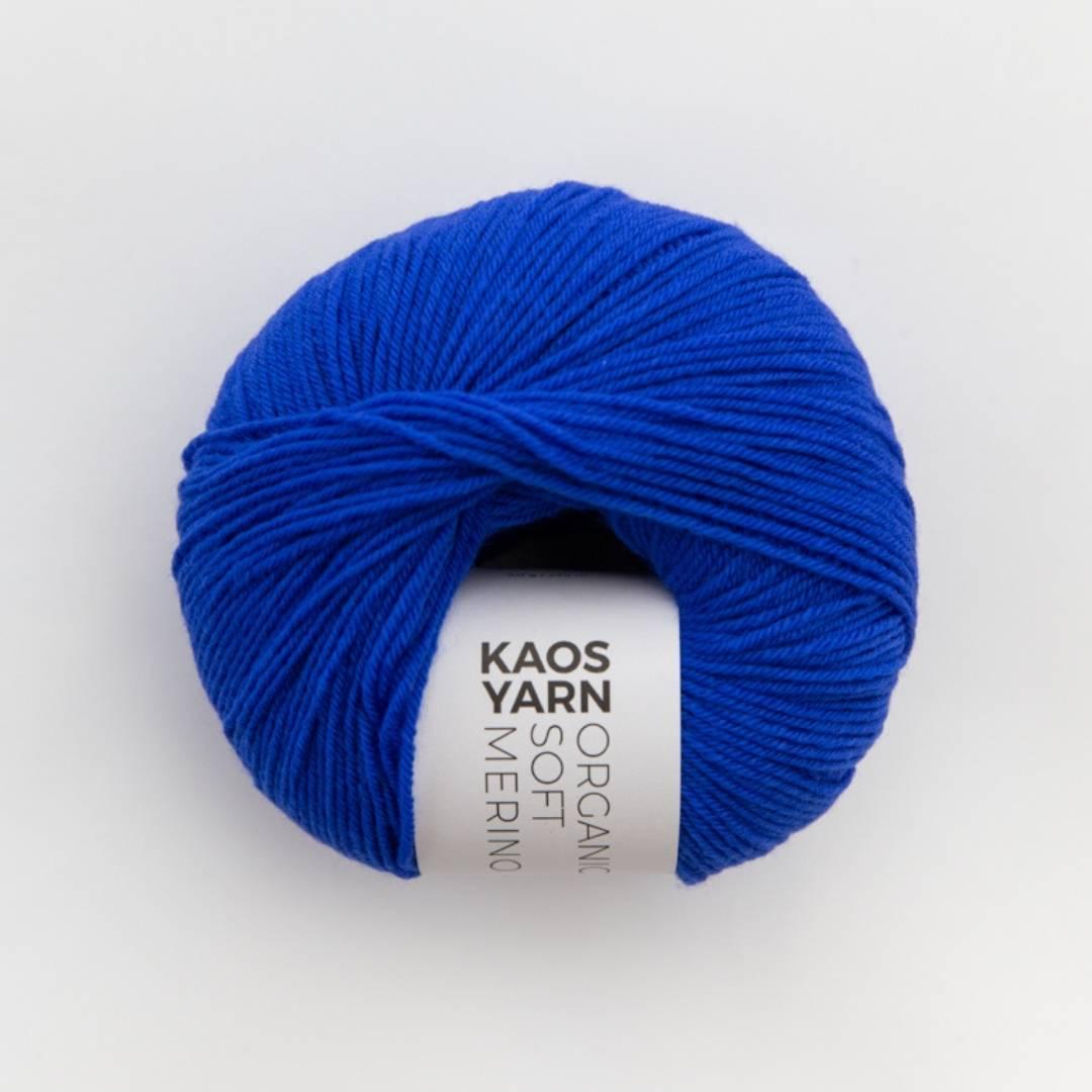 Kaos Yarn Kaos Organic Soft Merino - 1062 Electric - Yarn