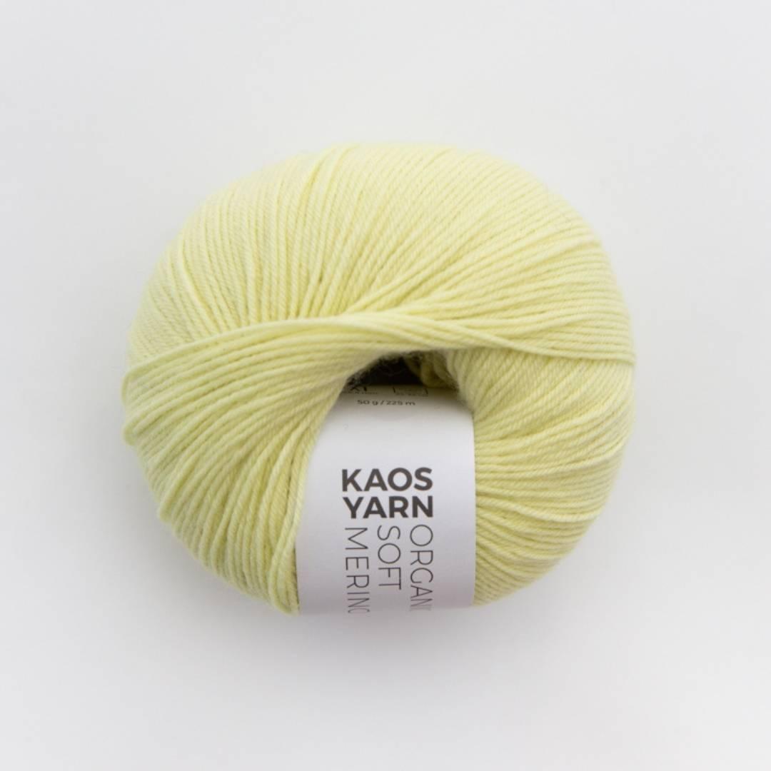 Kaos Yarn Kaos Organic Soft Merino - 1011 Optimistic - Yarn