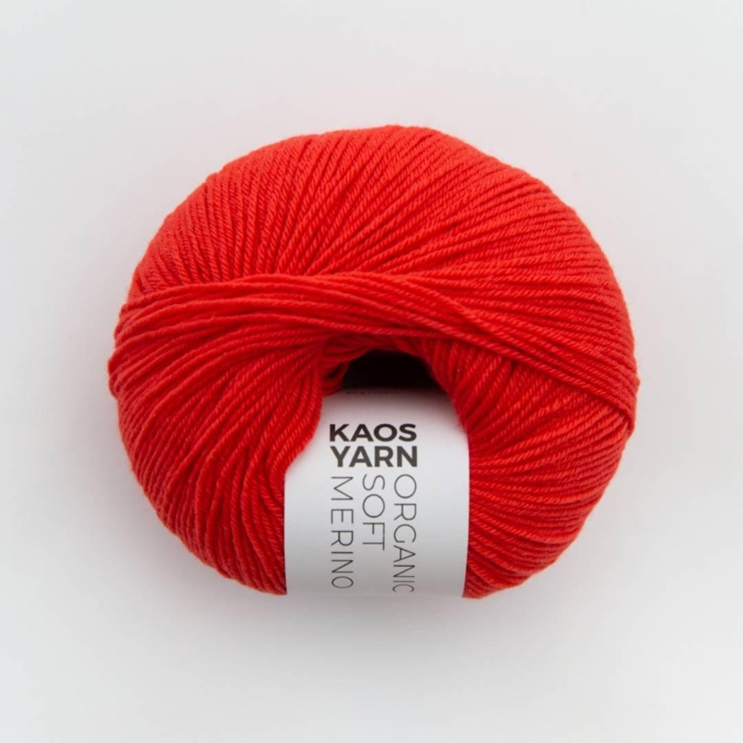 Kaos Yarn Kaos Organic Soft Merino - 1031 Passionate - Yarn