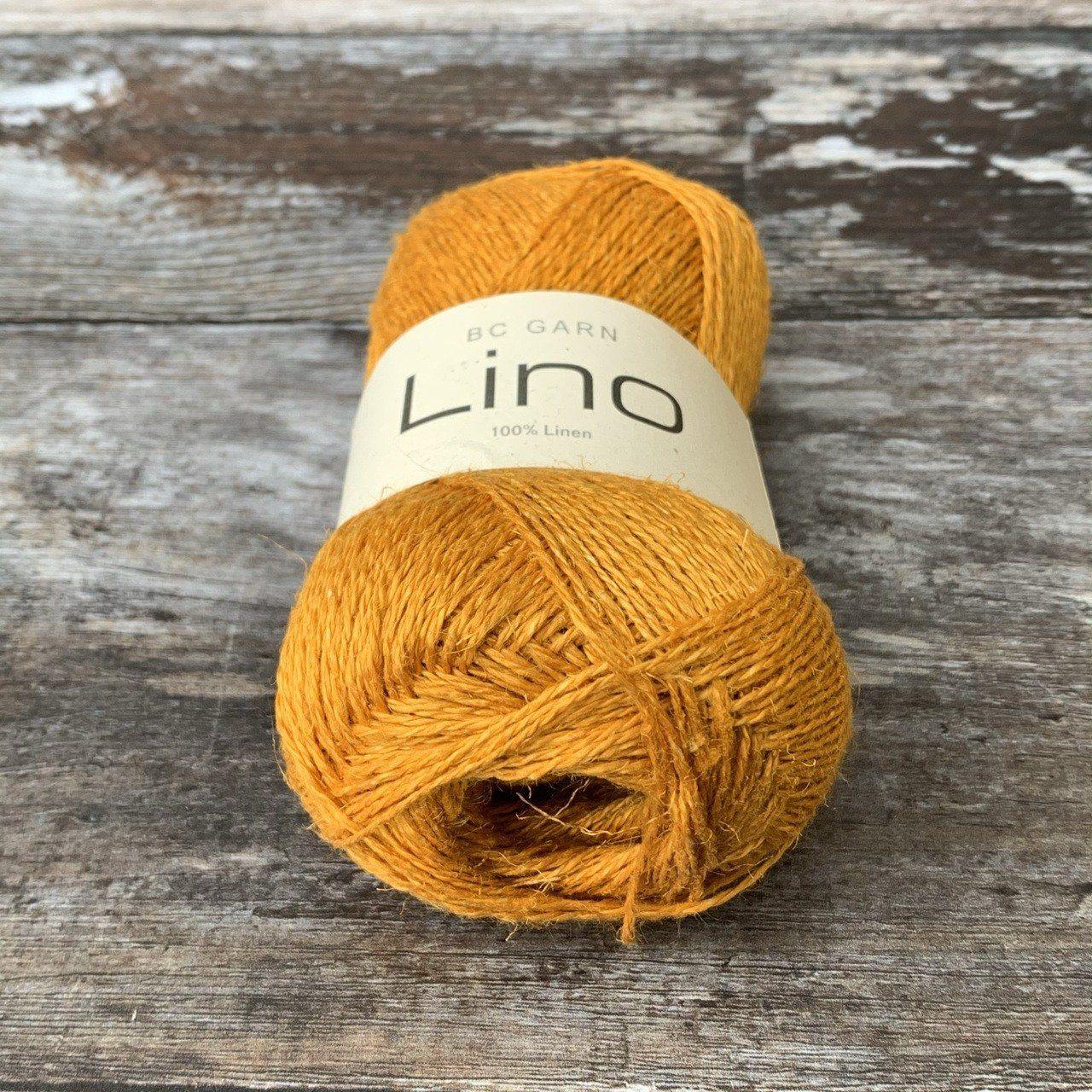 BC Garn BC Garn Lino - Amber (36) - 4ply Knitting Yarn