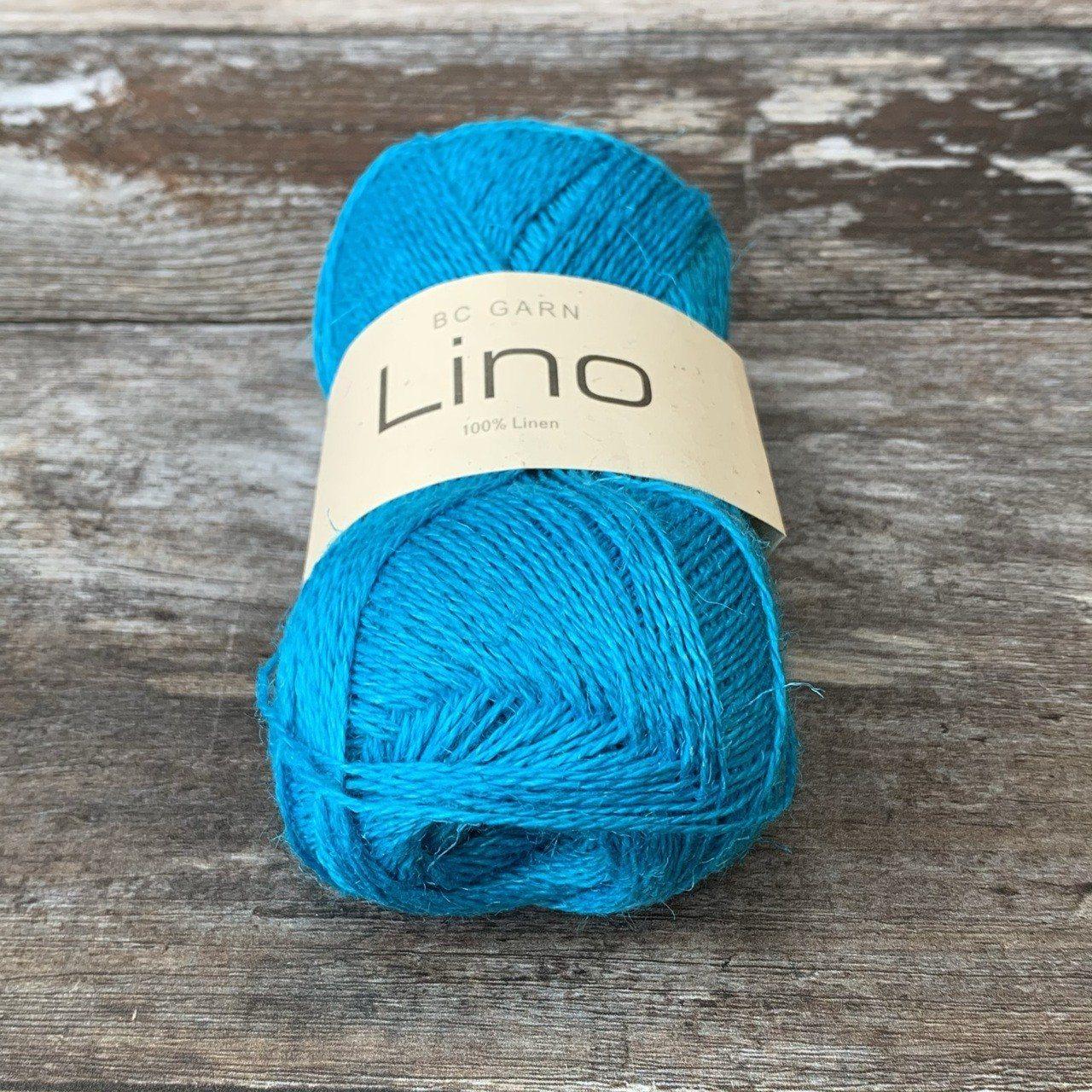 BC Garn BC Garn Lino - Teal (56) - 4ply Knitting Yarn