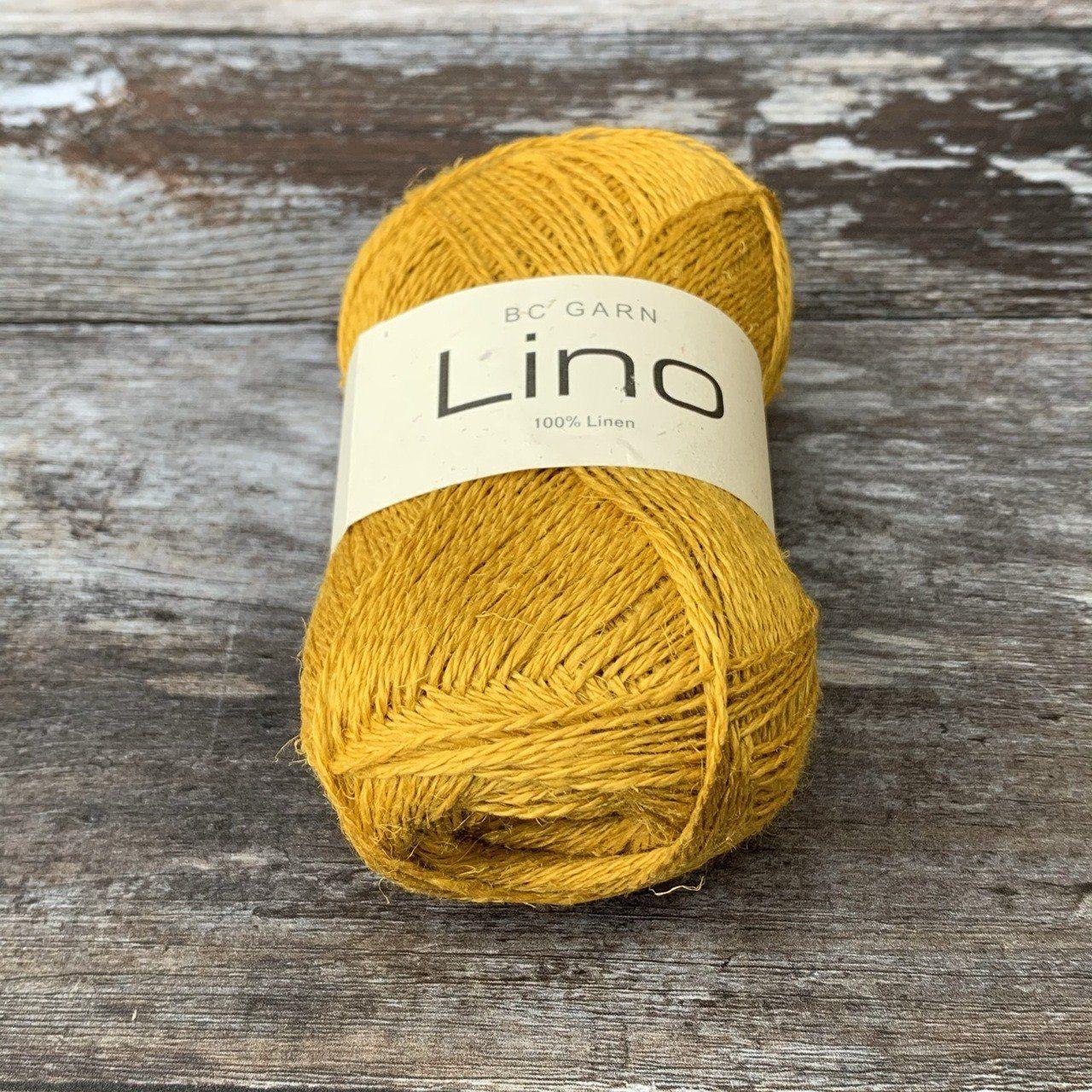 BC Garn BC Garn Lino - Curry (35) - 4ply Knitting Yarn