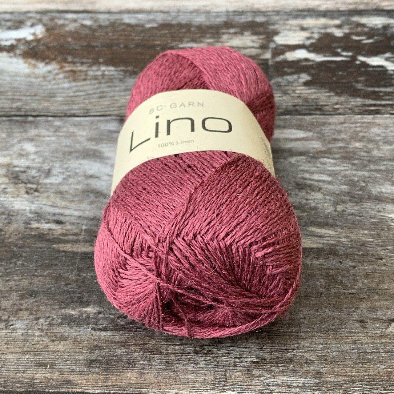 BC Garn BC Garn Lino - Grape (41) - 4ply Knitting Yarn