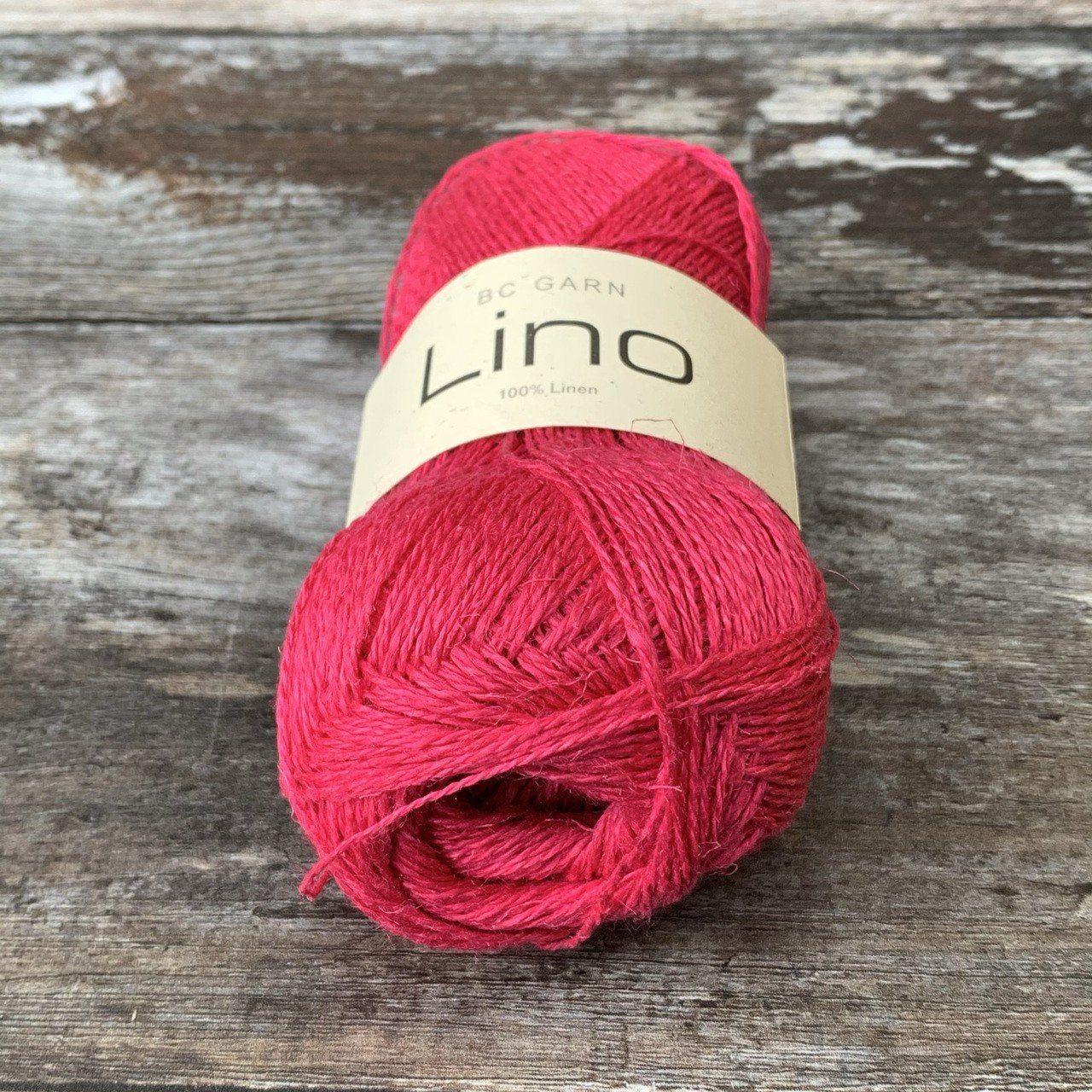 BC Garn BC Garn Lino - Magenta (44) - 4ply Knitting Yarn