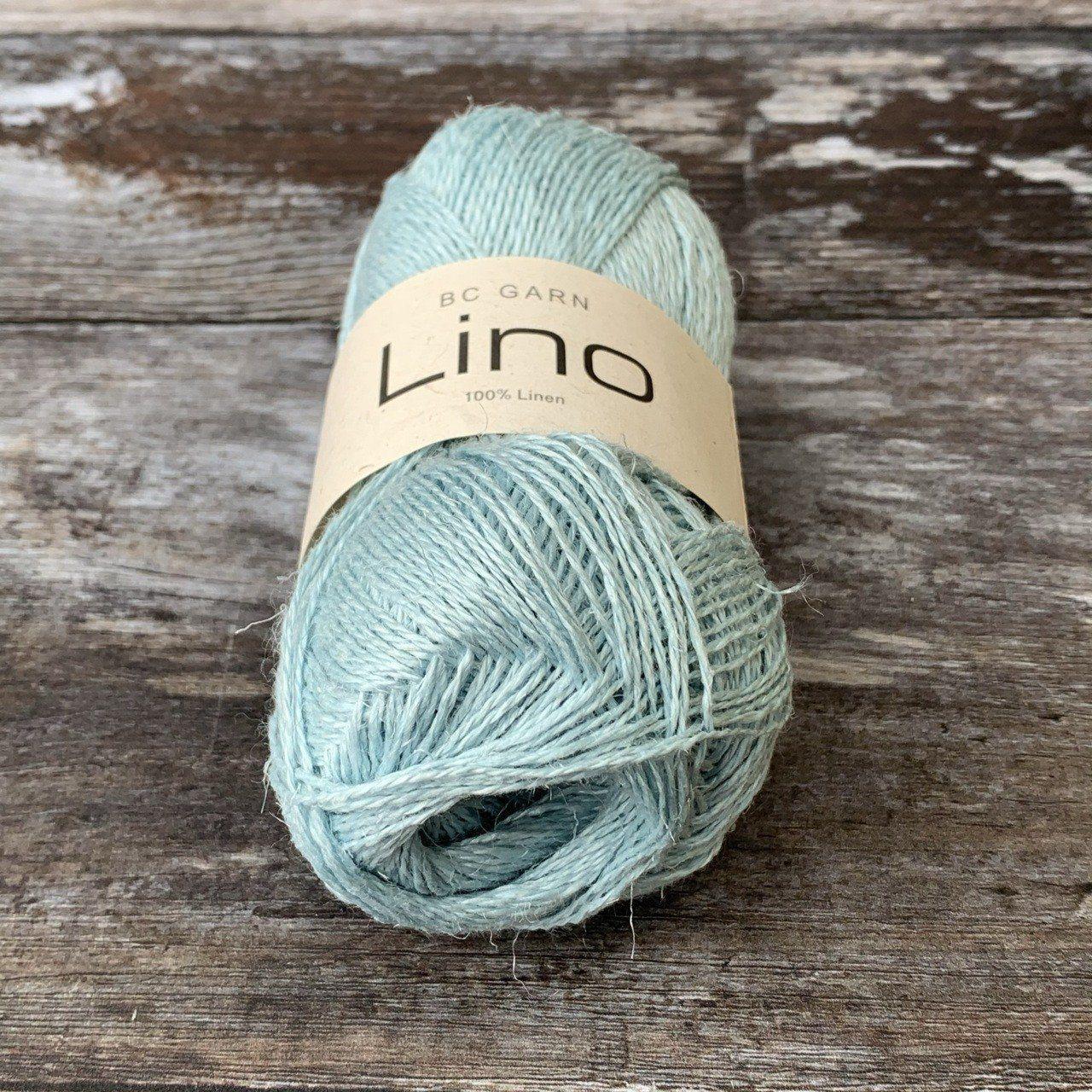 BC Garn BC Garn Lino - Sky Blue (48) - 4ply Knitting Yarn