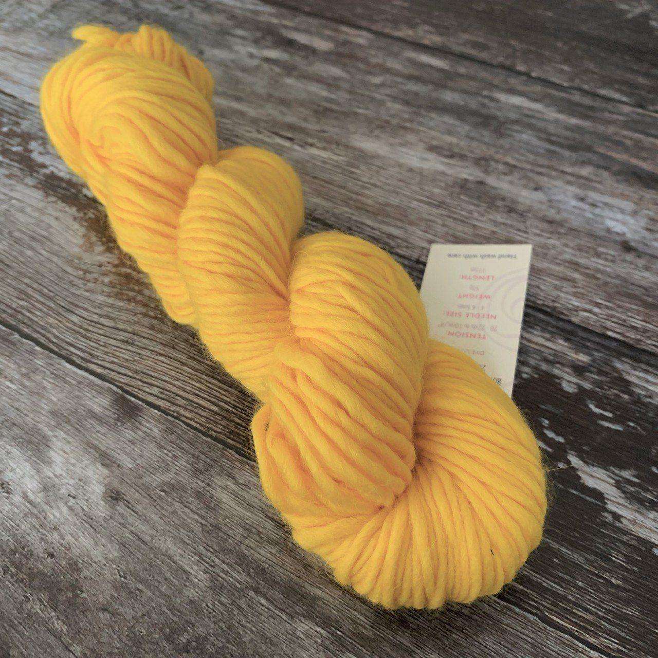 Mrs Moon Plump DK - Lemon Curd - DK Knitting Yarn