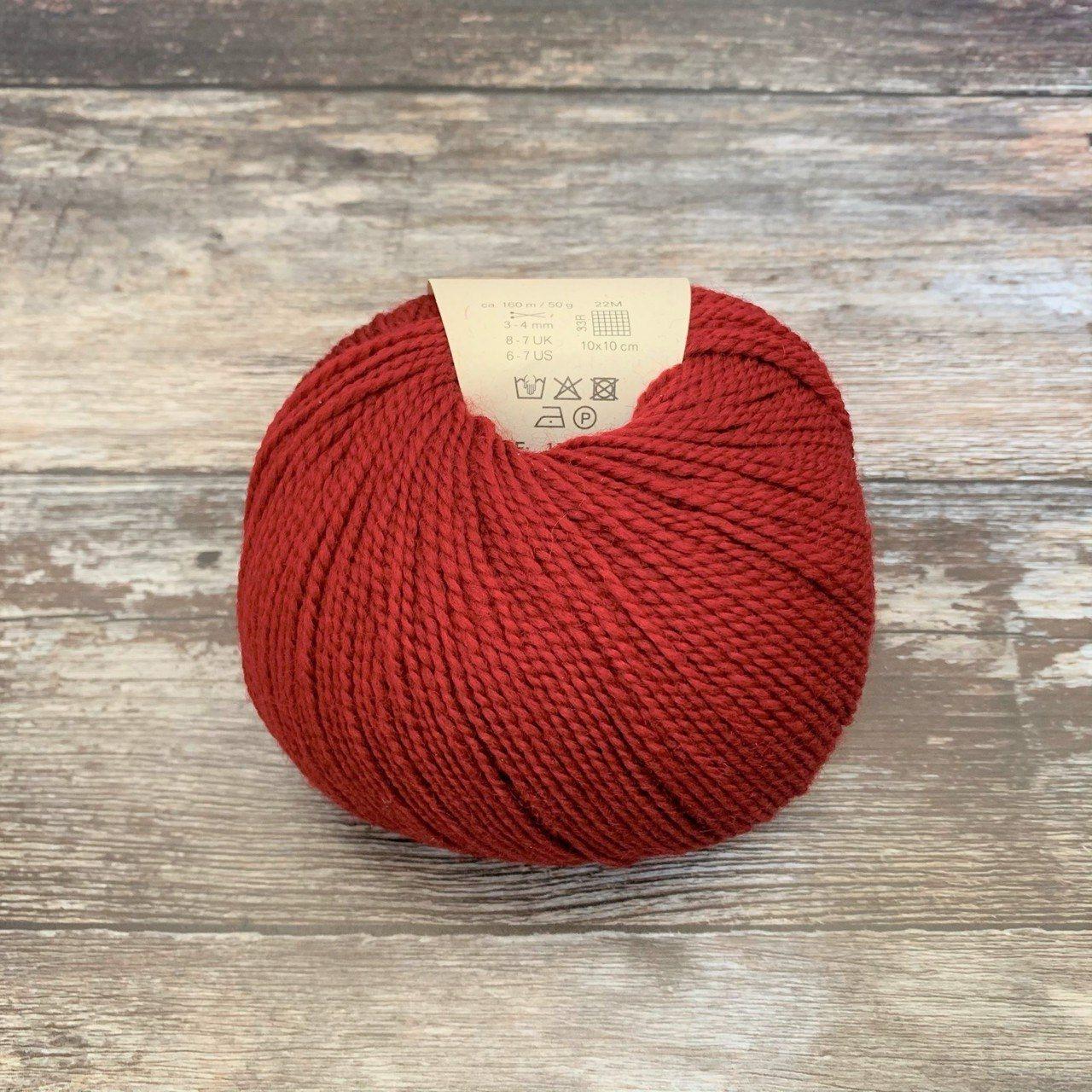 BC Garn BC Garn Semilla GOTS - Dark Red (012) - Sport Weight Yarn