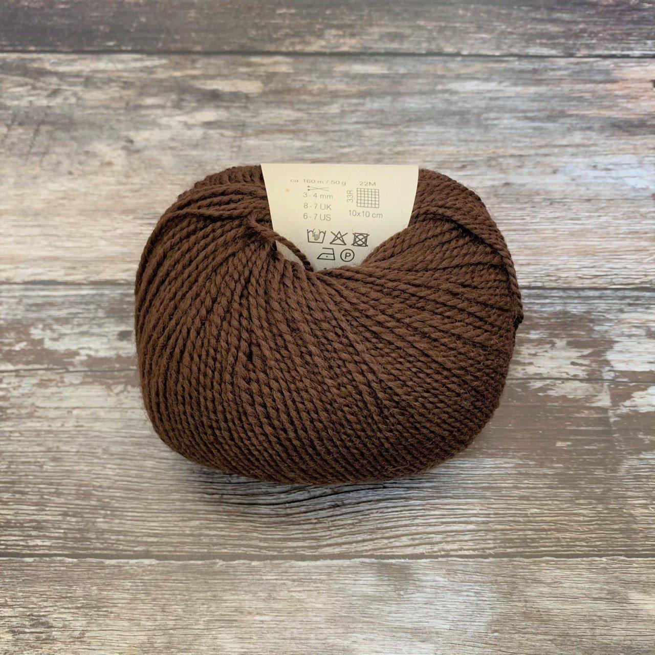 BC Garn BC Garn Semilla GOTS - Dark Brown (019) - Sport Weight Yarn