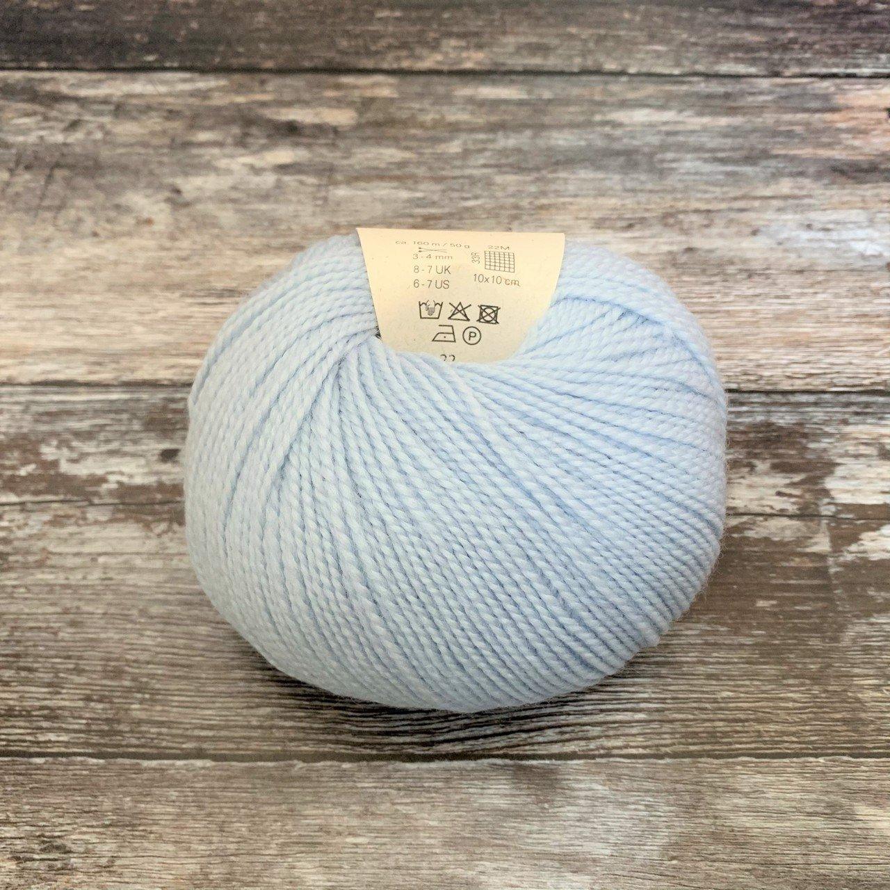 BC Garn BC Garn Semilla GOTS - Baby Blue (022) - Sport Weight Yarn