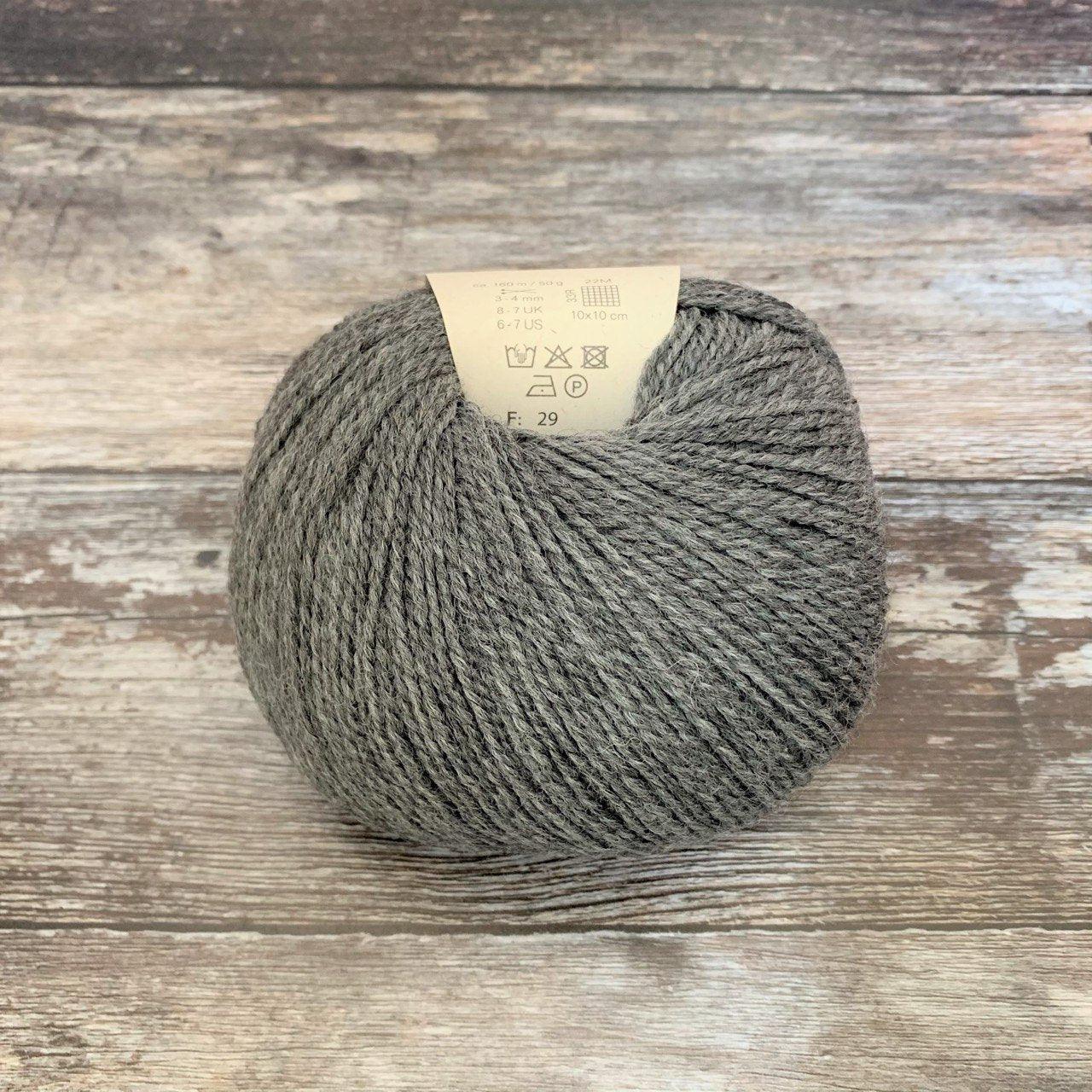 BC Garn BC Garn Semilla GOTS - Medium Grey (029) - Sport Weight Yarn