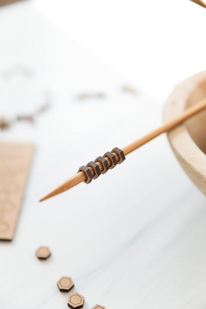 Twig & Horn Twig & Horn Honeycomb Stitch Markers -  - Gifts