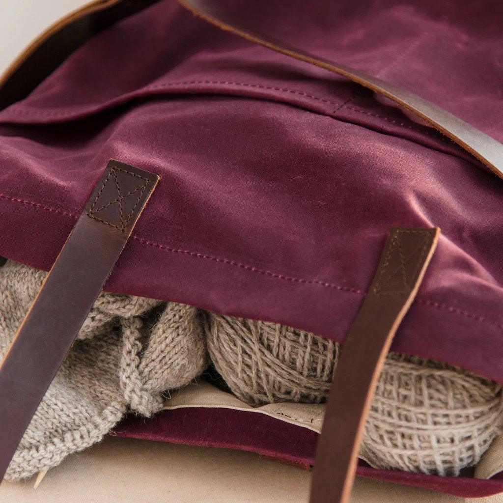 Twig & Horn Twig & Horn Waxed Canvas Crossbody Tote -  - 