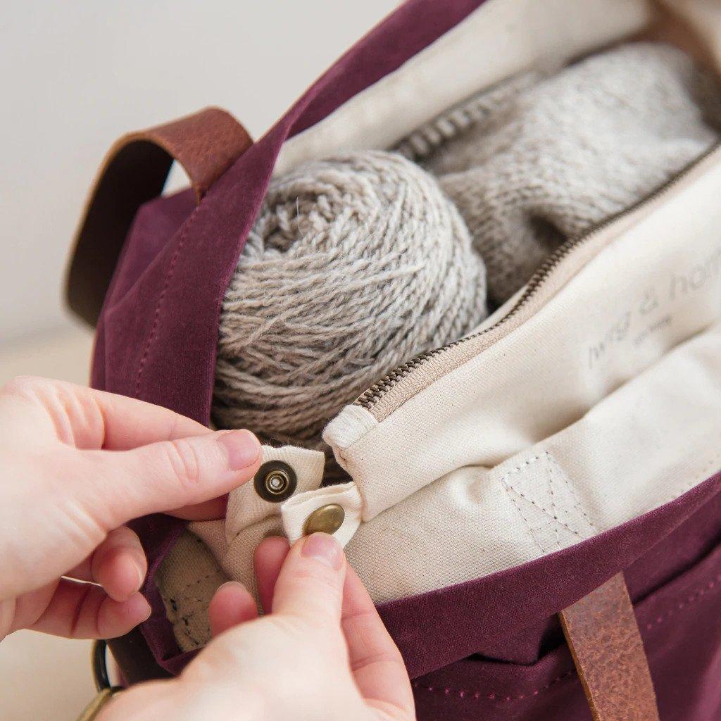 Twig & Horn Twig & Horn Waxed Canvas Crossbody Tote -  - 