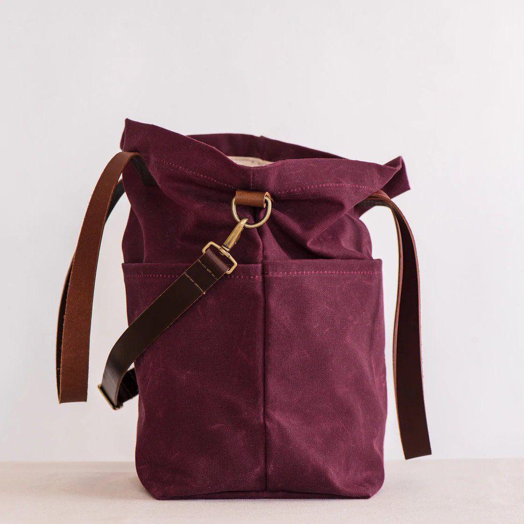 Twig & Horn Twig & Horn Waxed Canvas Crossbody Tote -  - 