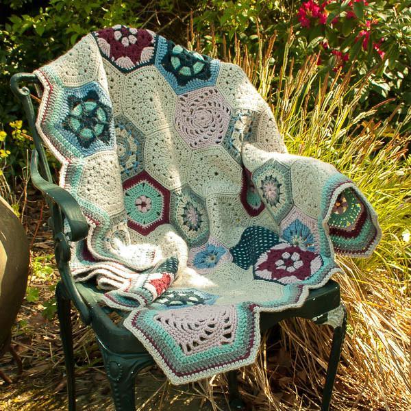 Erika Knight Vintage Patchwork Blanket Crochet Pattern -  - Crochet Pattern