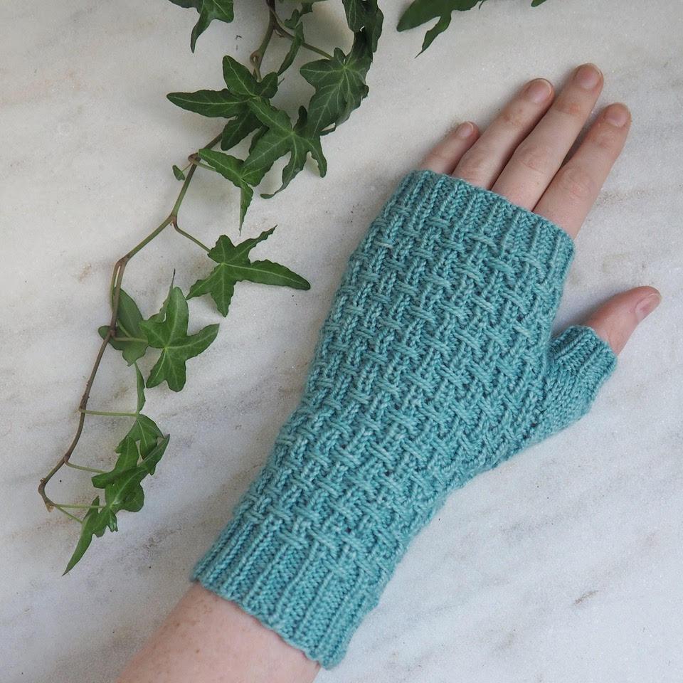 Tangled Yarn Warp & Weft Mitts -  - Downloadable Knitting Pattern