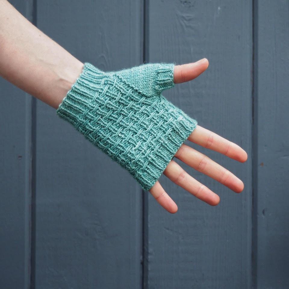 Tangled Yarn Warp & Weft Mitts -  - Downloadable Knitting Pattern