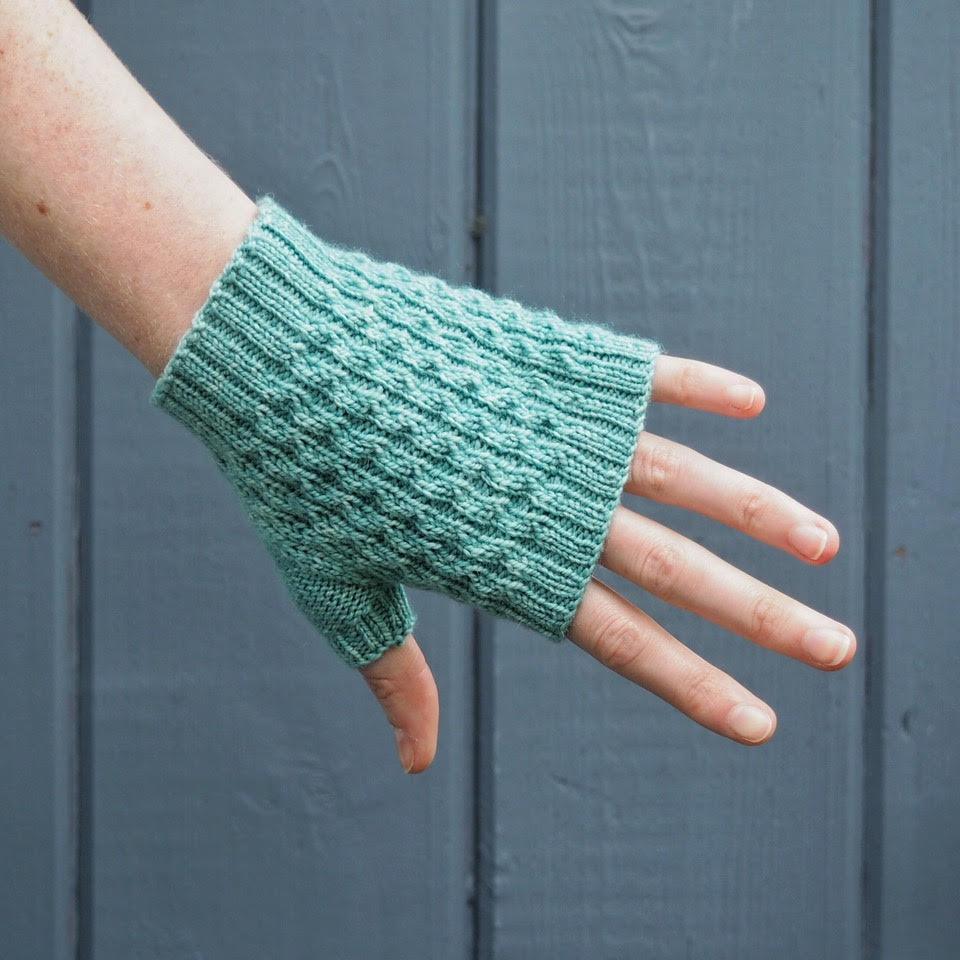 Tangled Yarn Warp & Weft Mitts -  - Downloadable Knitting Pattern